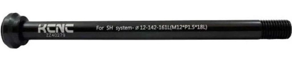 Kcnc Kqr08 Road 1.5 Steckachse Vorne Schwarz 12 x 120 mm Schwarz 12 x 120 mm