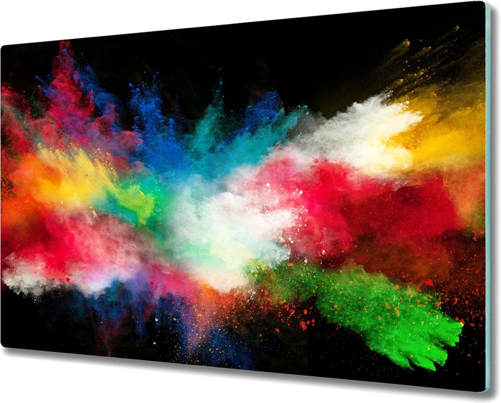 Coloray Hackbrett Kochplattenabdeckung Herdabdeckplatte 80x52 cm Schneidebrett Küchenbrett - Explosion