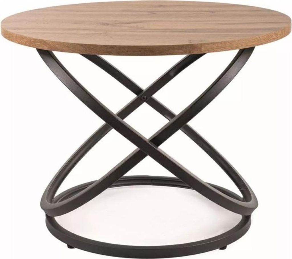 Konferenční stolek Signal EOS D MDF dub Artisan/černá 60cm Zdjęcie produktu 