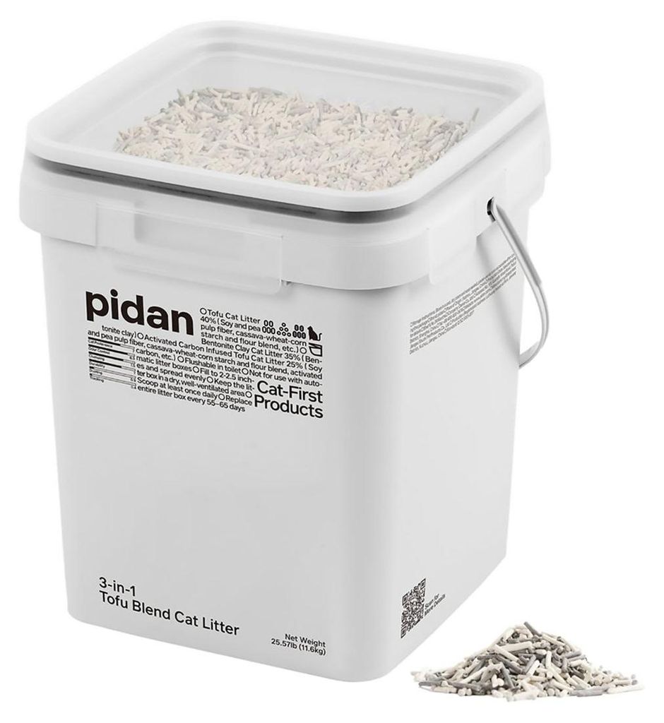 pidan Tofu- & Bentonit-Katzenstreu mit Aktivkohle 11,6 kg Produktbild 
