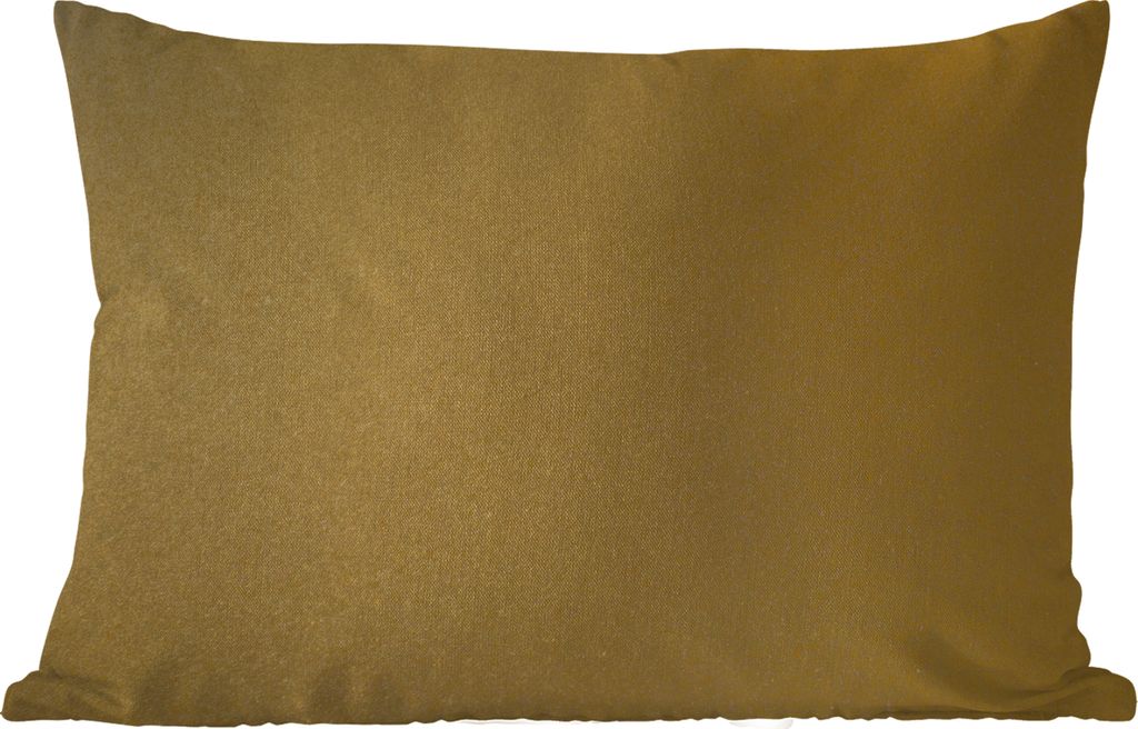 MuchoWow Outdoor Kissen - Gold - Metallisch - Luxus - Design - 50x30 cm - Wetterfest - Lounge Kissen - Sofa kissen - Wohnzimmer Dekoration