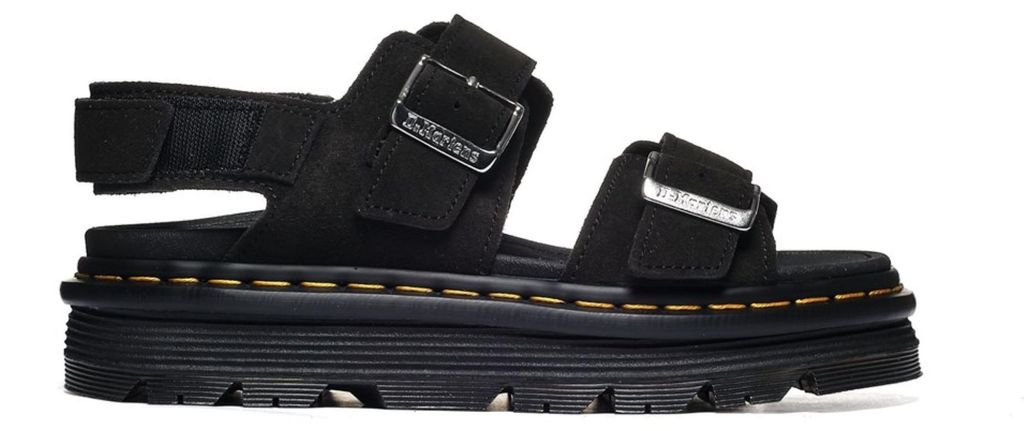 DR. MARTENS ZEBZAG SANDAL Schwarz