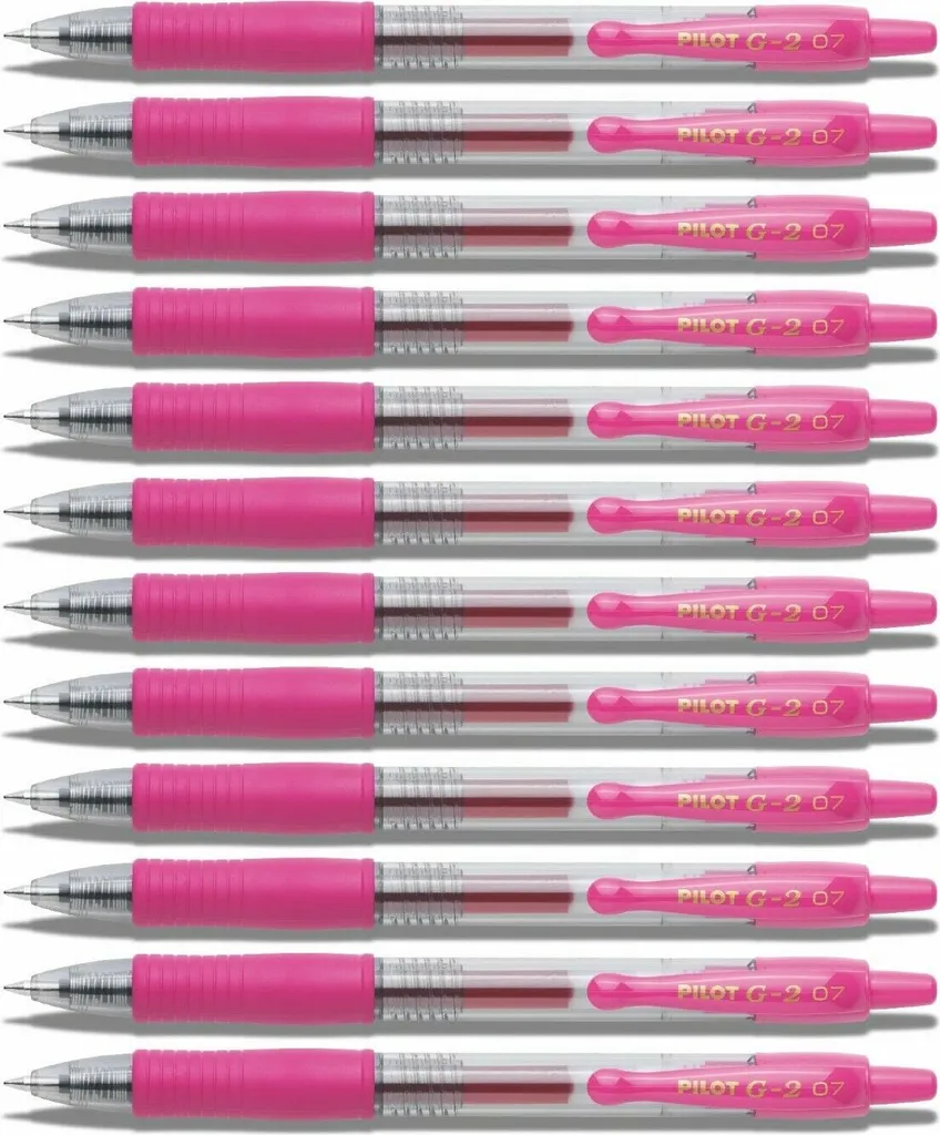 Pilot 001486 Roller à encre rose - Stylo bille précision pointe moyenne - 2