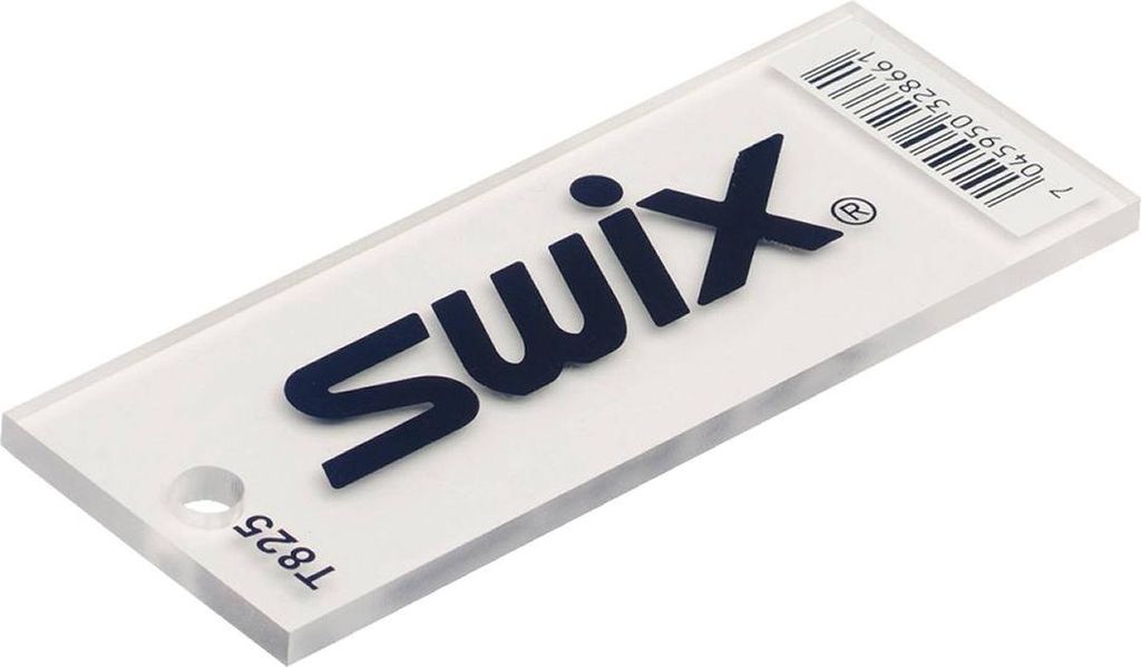 SWIX T825D Plexi scraper 5mm Abziehklinge Skiservice Zubehör transparent