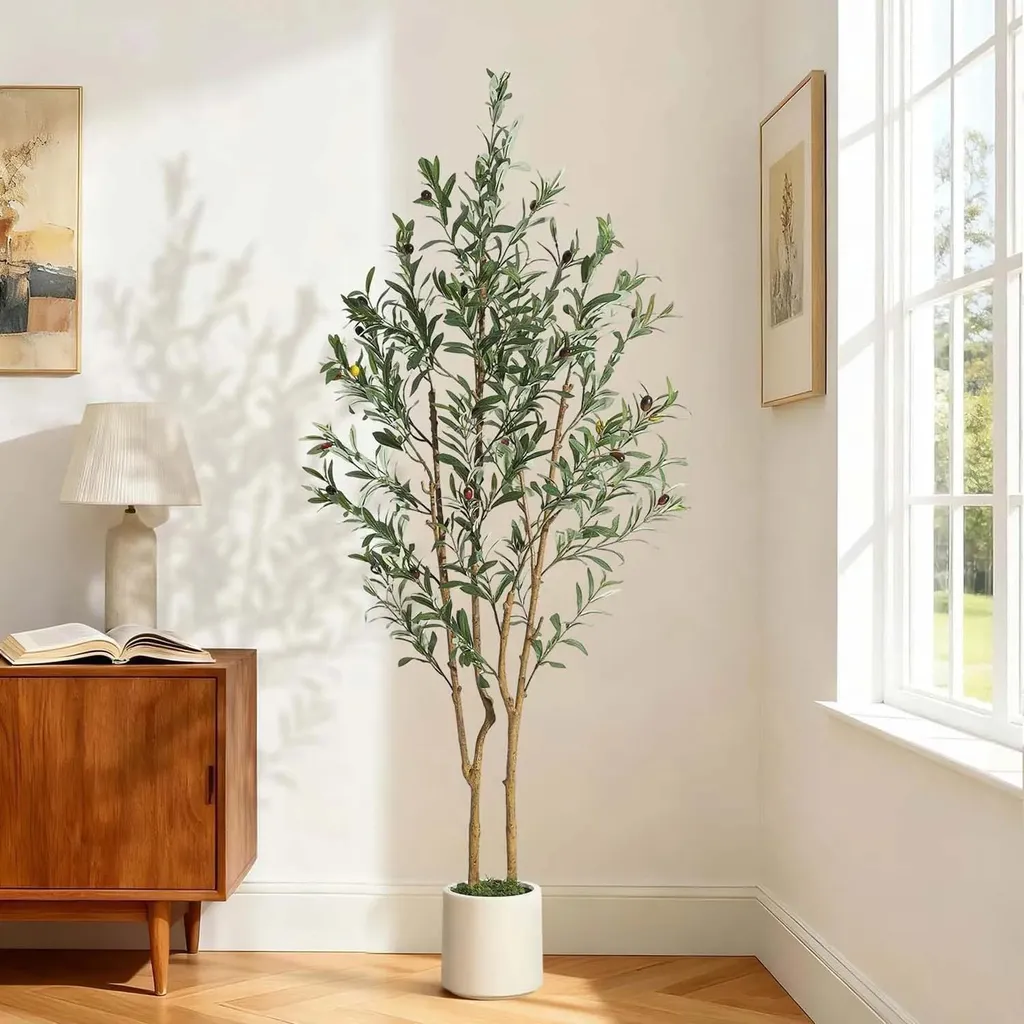 Grand Olivier Artificiel 150 cm : La Solution Déco Durable et Propre - 7