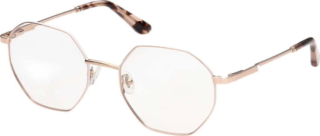 Lunettes Guess GU2849 or rose brillant : monture métal fine et chic