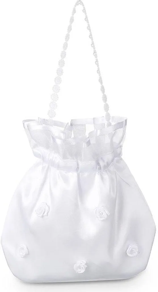 Pochette de mariage soie blanche : l'élégance sans rayer votre robe