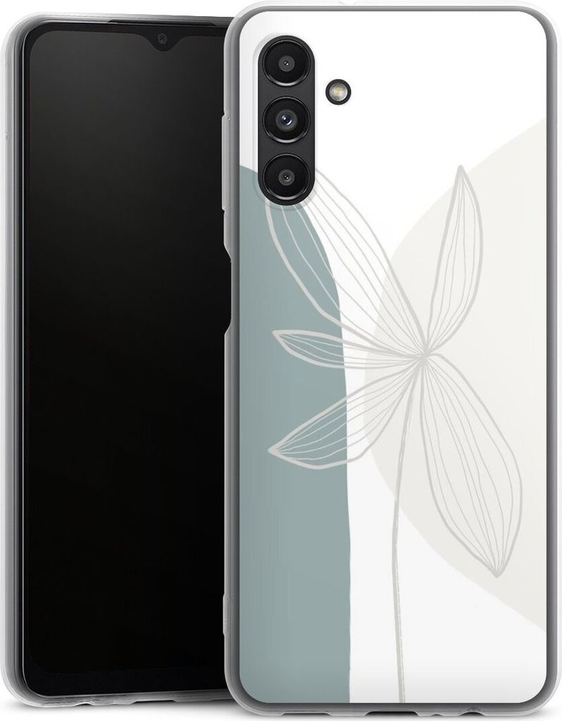 DeinDesign Slim Hülle für Samsung Galaxy A13 5G Silikon Case Ultra Dünn Handyhülle Blume Boho Pastell
