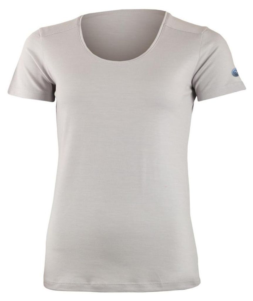 IRENA Damen Merinowoll-Kurzarm-T-Shirt