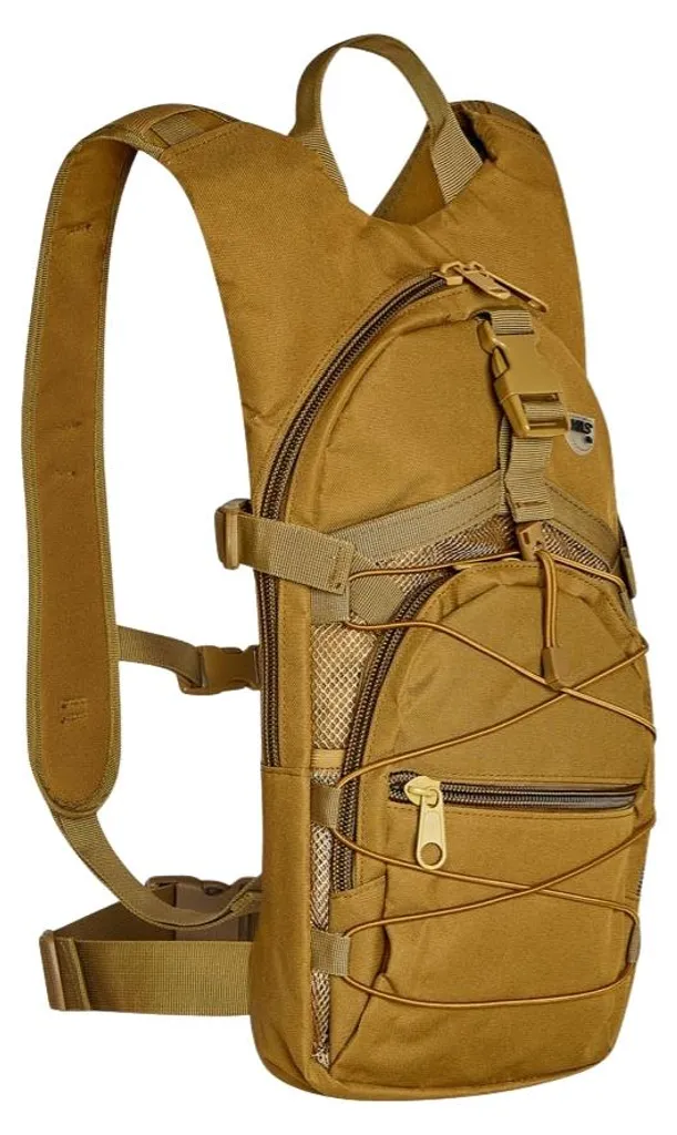 Sac à dos beige grande capacité en tissu Oxford résistant - Modèle XL