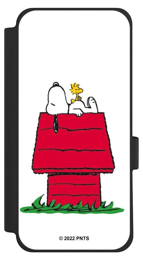 NIVOCASE Klapphülle für Google Pixel 10 Pro XL Handyhülle aus Kunst Leder NIVOflip schwarz Offizielles Lizenzprodukt Peanuts Snoopy