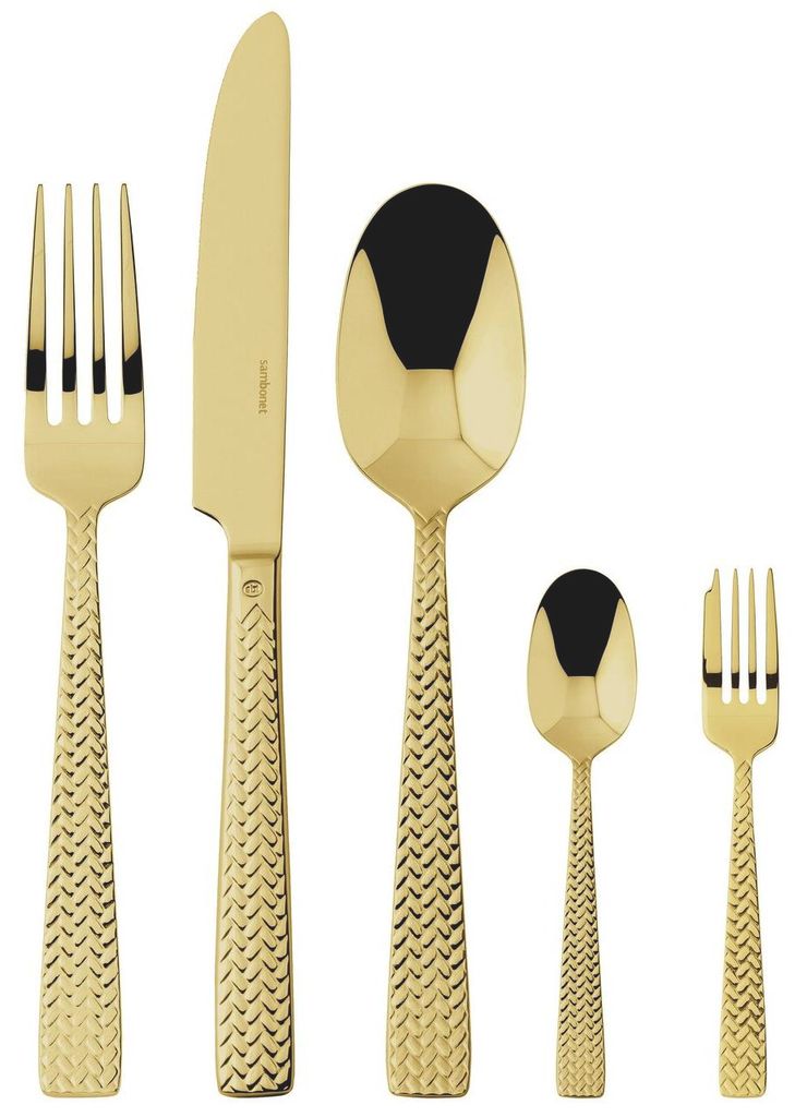Sambonet Besteck 30tlg. Vh. Edelstahl/PVD Gold 52722GN1