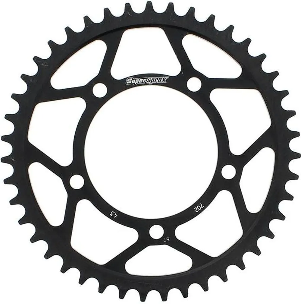 Couronne Supersprox 525 Acier 43Z Noir RFE-702:43-BLK ID 100 LK 120