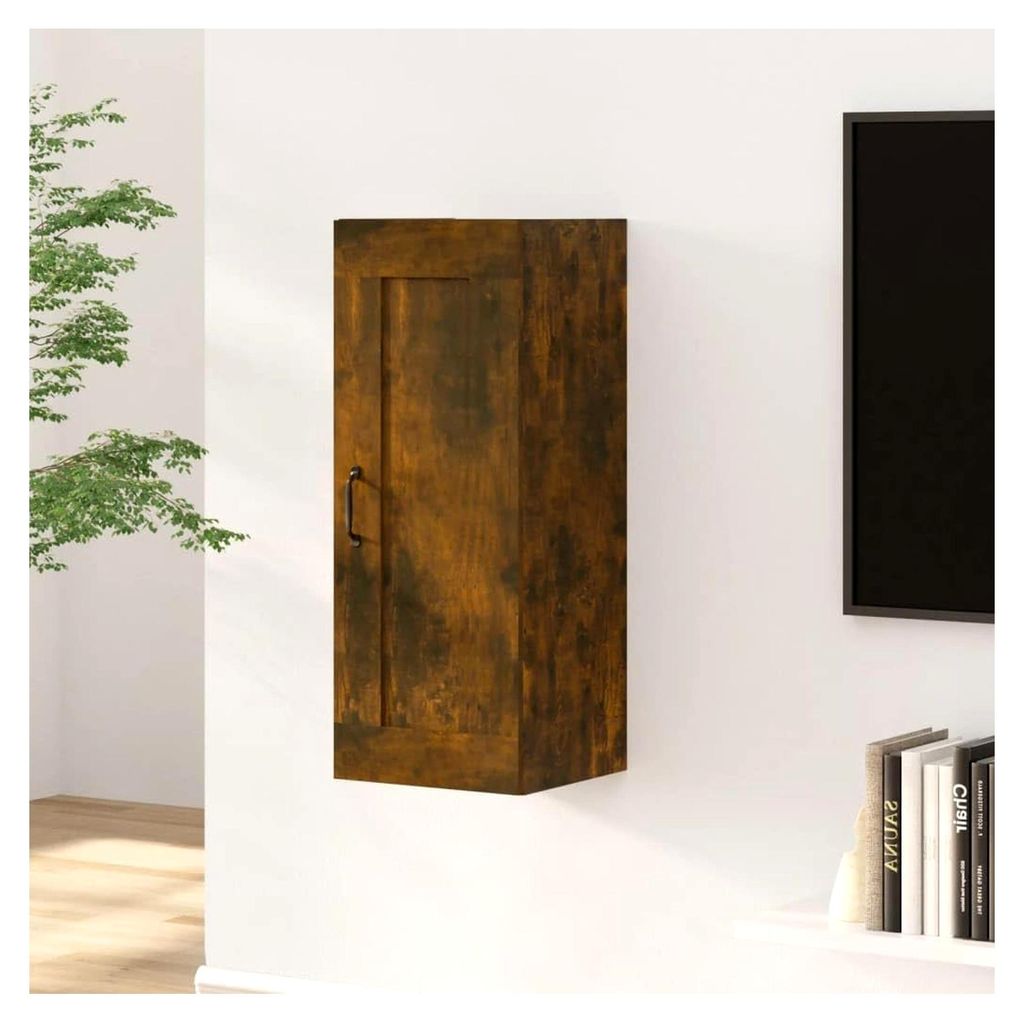 Hängeschrank Räuchereiche 35x34x90 cm Holzwerkstoff