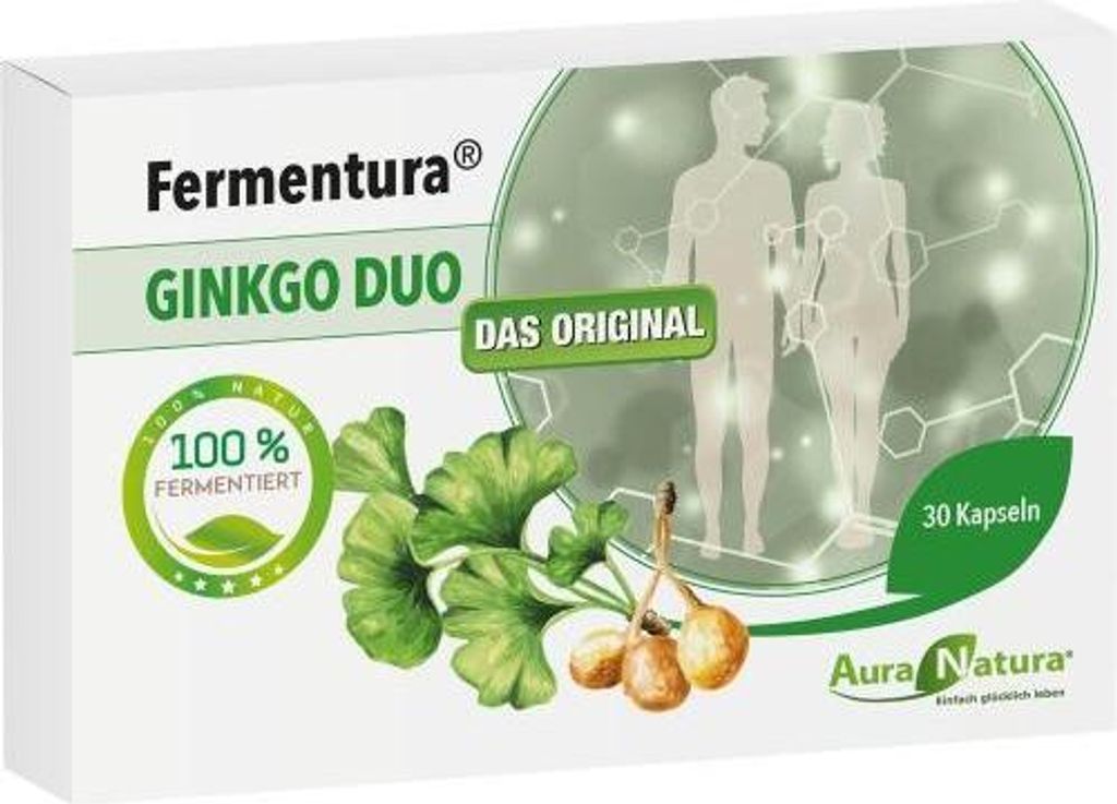 Auranatura Fermentura Ginkgo Duo Kapseln 30 St Produktbild 