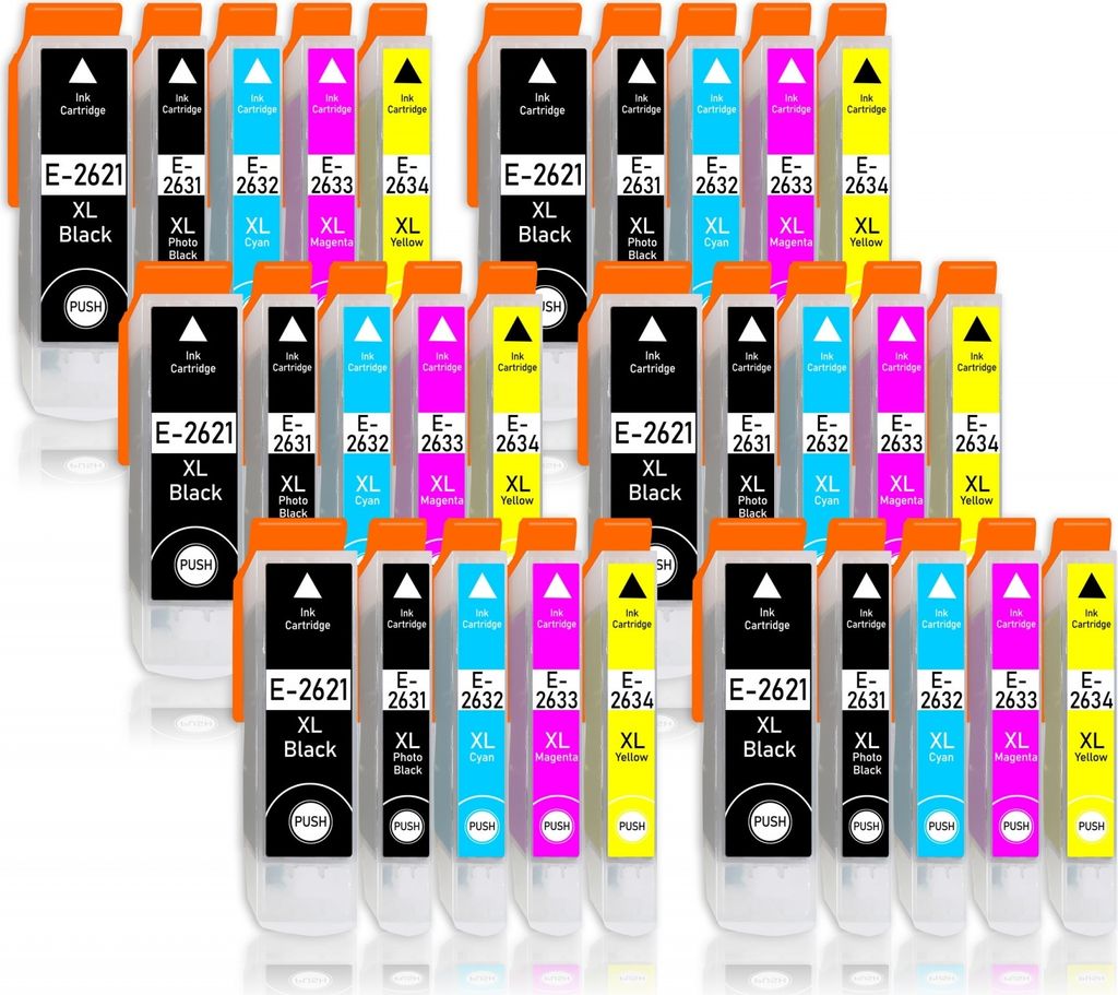 30er Pack Druckerpatronen 26 26XL kompatibel mit Epson XP-510