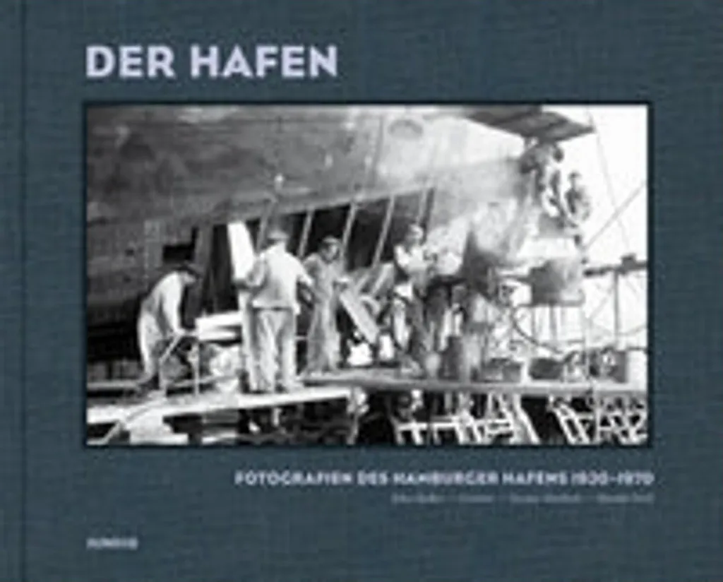 Tableau Der Hafen Noir et Blanc - Photo Déco Murale Port Moderne 50x70