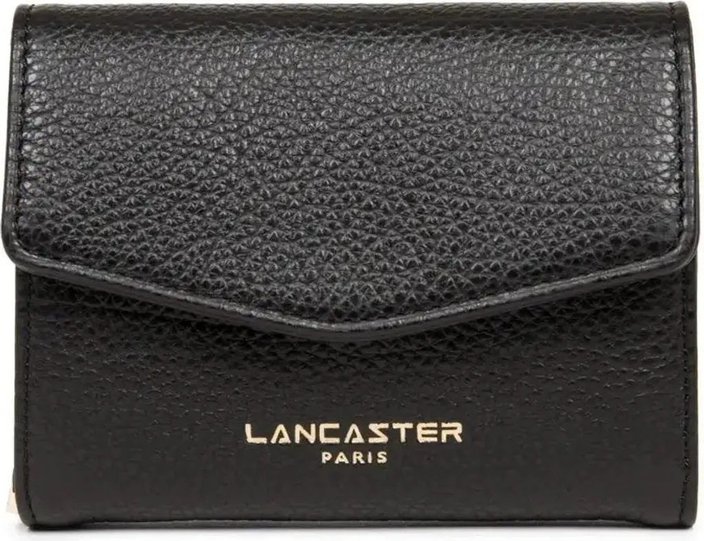 Lancaster Dune 129-19 Nero - Borsellino in Pelle Grained Donna