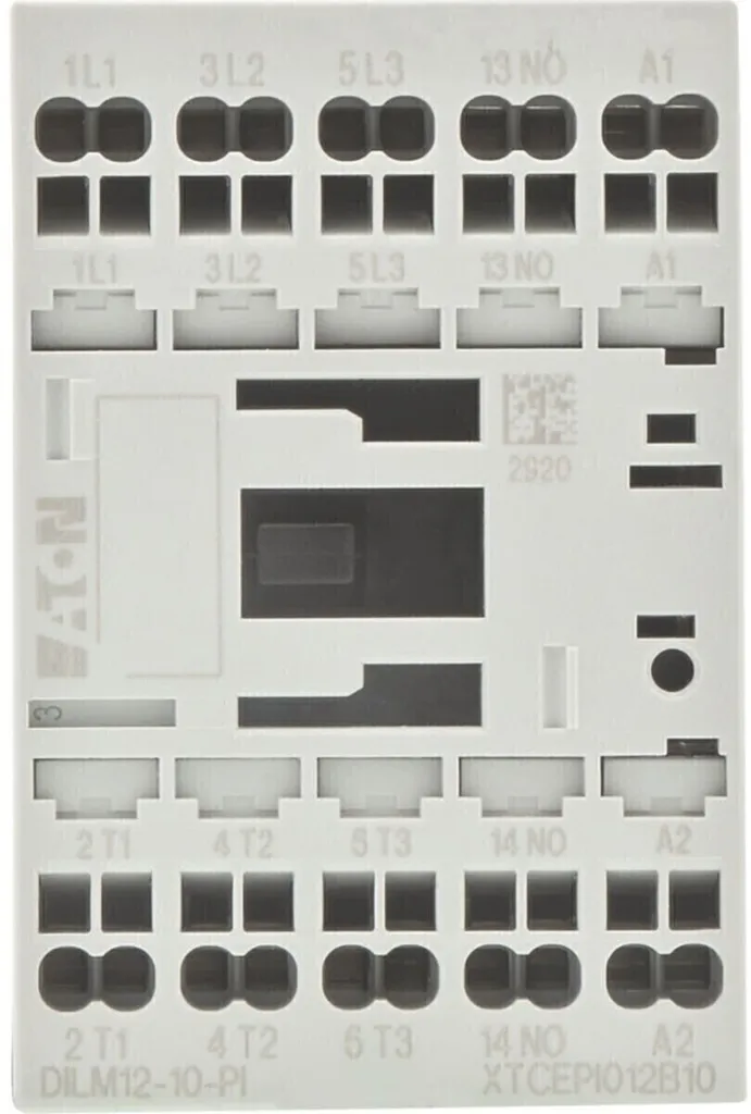 Contacteur tripolaire Eaton DILM12-10 230V AC 12A pour coffret 199239