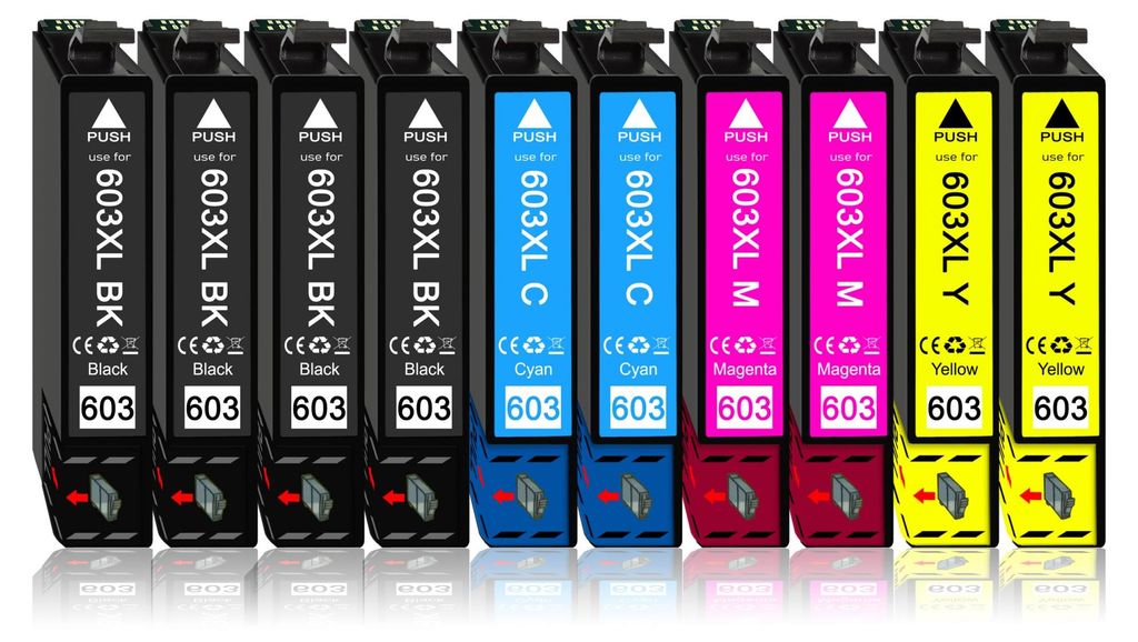 10er Sparpack ersetzt Epson 603XL (603) Druckerpatronen im Produktbild 