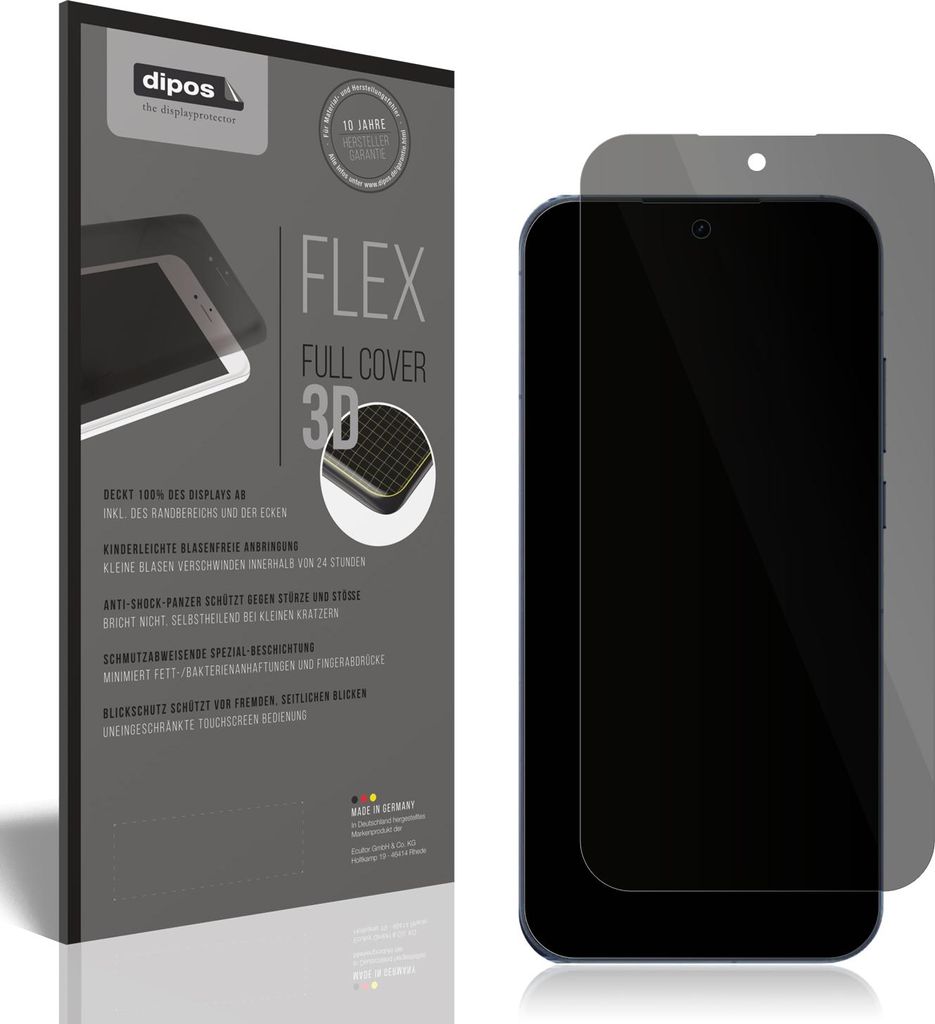 Full Cover Privacy Blickschutzfolie für Realme GT8 Pro Folie Anti-Shock