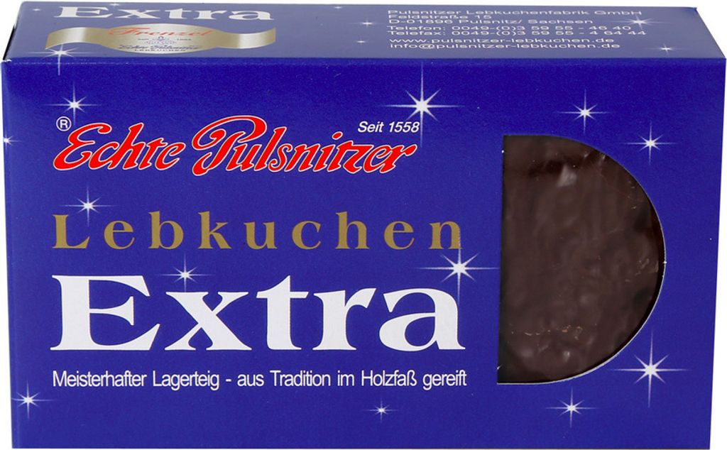 Pulsnitzer -  Lebkuchen "Extra" (1x150g) Produktbild 