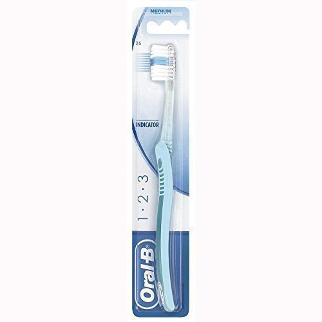 Oral-B Zahnbürste Indicator 35 mit kurzem Kopf Medium 4-er Zdjęcie produktu 