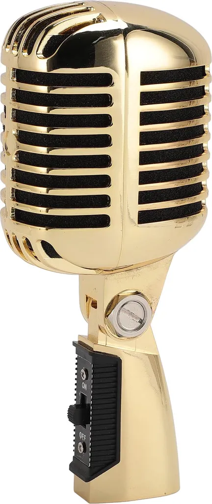 Microphone pour Spectacle en Direct et Studio Enregistrement Style Rétro