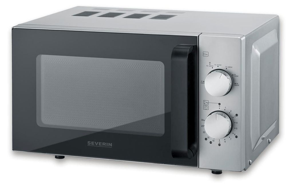 SEVERIN Solo Mikrowelle mit Glasboden MW 9184