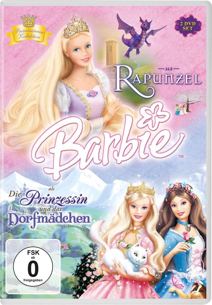Barbie als Rapunzel & Barbie als die Prinzessin und das Produktbild 