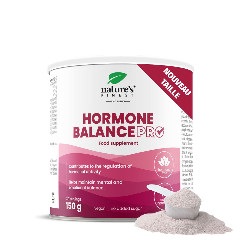 Hormone Balance poudre, équilibre hormonal, ashwagandha, ginseng, zinc, acide folique

