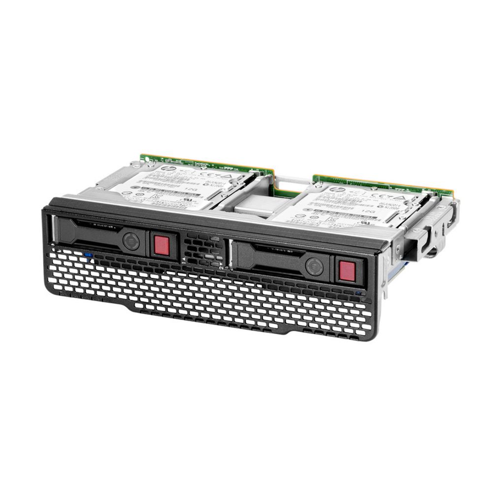 HPE P36675-B21, 2x 2,5", Speicherlaufwerkbehälter, Schwarz, 1 Stück(e)