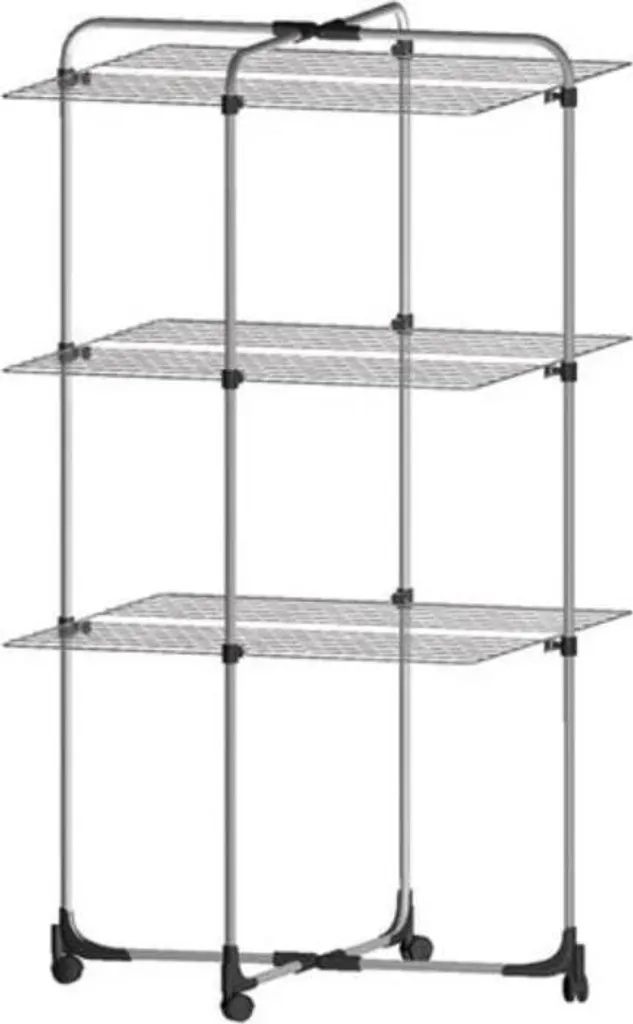 Étendoir à Linge Tour 30m Systema - Séchoir Vertical 3 Étages pour Intérieur