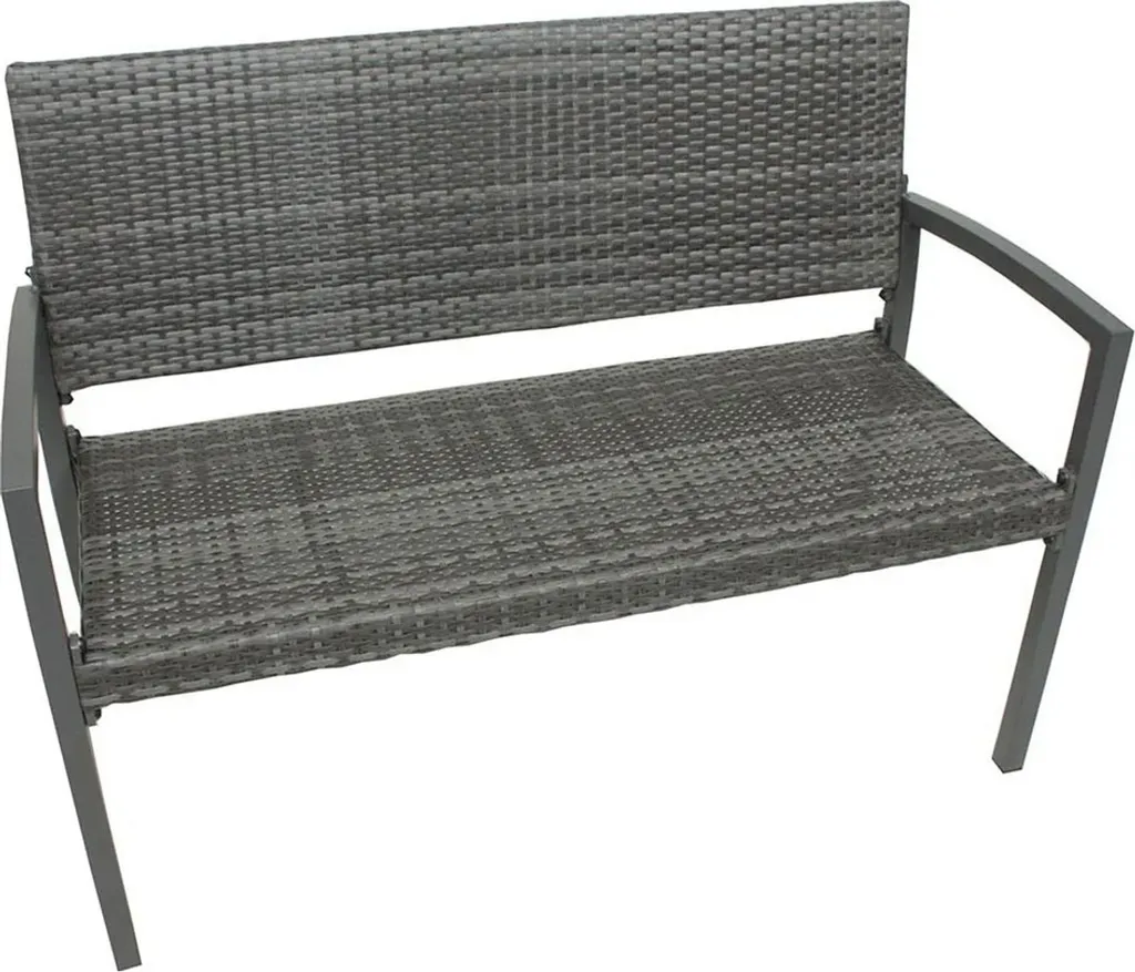 Banc public de jardin SANREMO en bois exotique résistant de 180 cm
