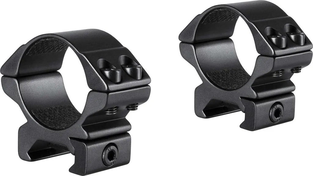 Colliers de montage Hawke Match profil bas 30mm pour rail Weaver noir