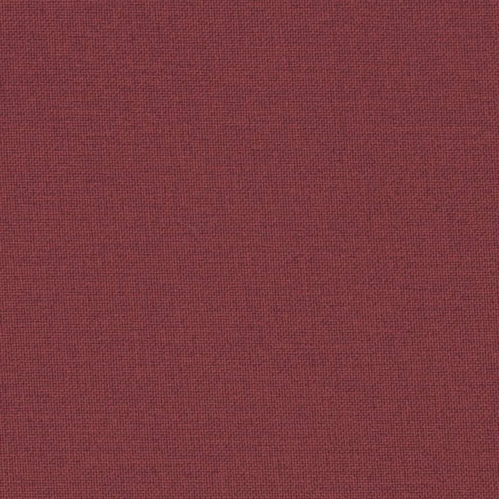 Coppia Cuscini per Panca 180x50 Rosso Vino - Imbottitura 7cm Morbida - 10