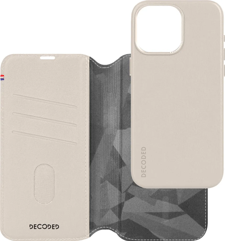 Housse Portefeuille iPhone 15 Pro Max en Cuir Amovible et MagSafe
