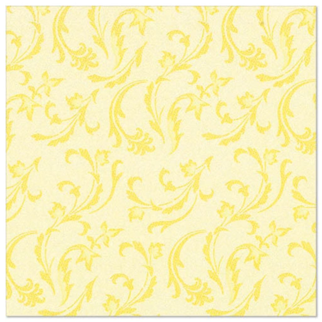 50 Servietten ROYAL Collection 1/4-Falz 40 cm x 40 cm gelb Produktbild 