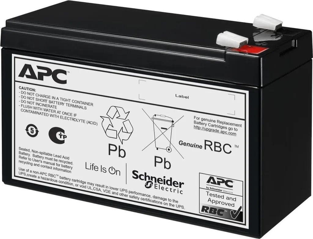 Batteria APC APCRBC176 24V 9Ah: Cartuccia Originale UPS VRLA Schneider