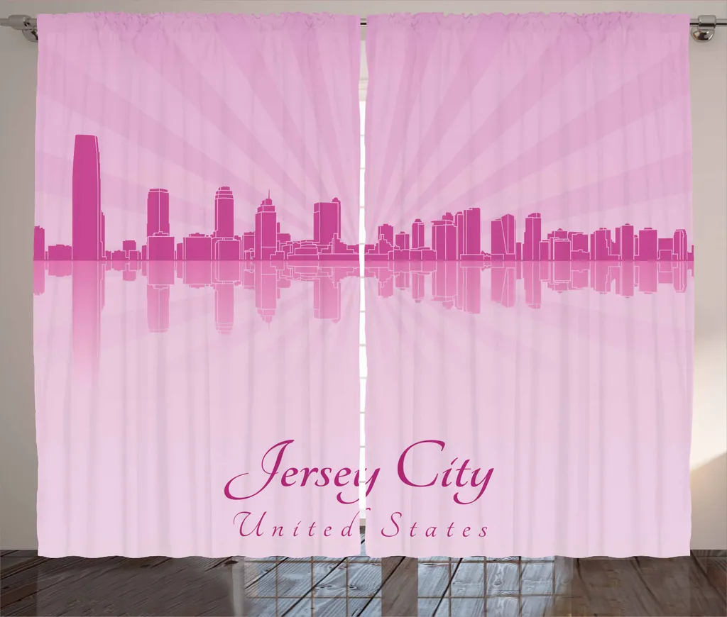 Tenda Rustica Skyline Jersey City Rosa Magenta - Arredo Casa Moderno