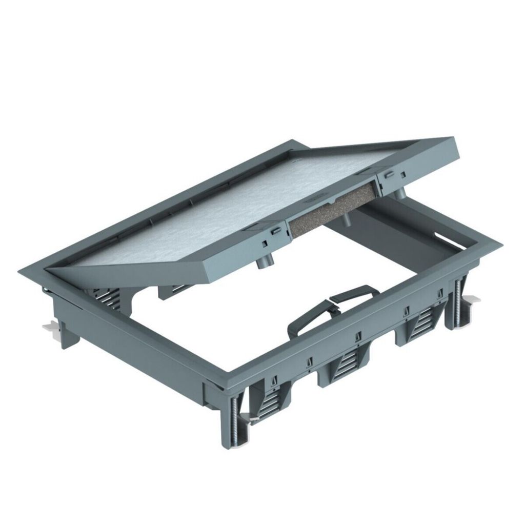 OBO GES6-2U10T 7011 Geräteeinsatz f.Unimontage 274x221x66 Produktbild 