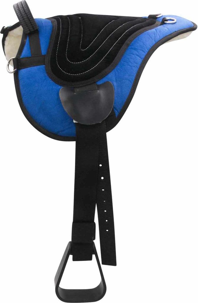 AMKA Soft Seat Bareback Pad Reitpad Reitkissen weich gepolstert mit Sattelgurt Pony