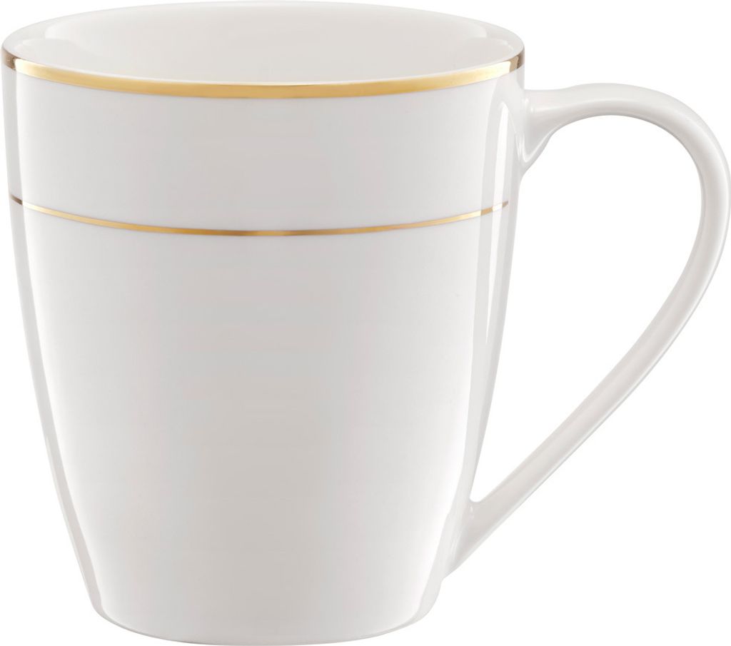 Tazza in porcellana bianca Aura Gold 360 ml Immagine del prodotto 
