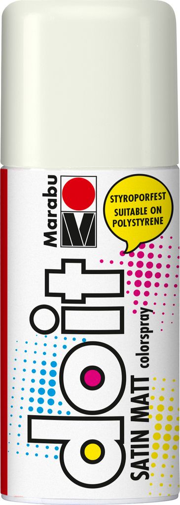 Marabu Sprühfarbe do it SATIN MATT weiß 150 ml Dose