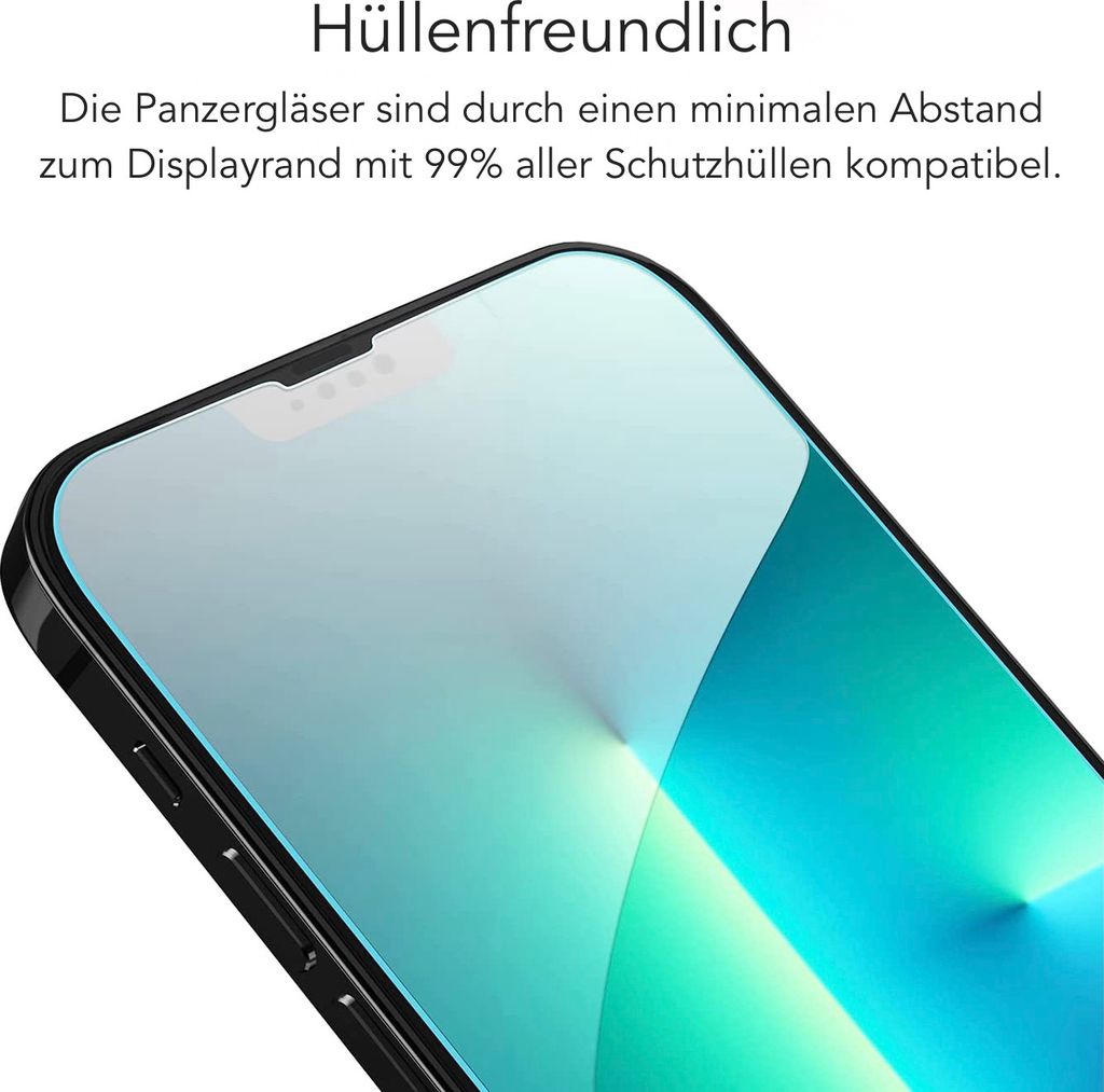 2x iPhone 13 Pro Max Panzerglas AVANA Schutzfolie Display Produktbild 3