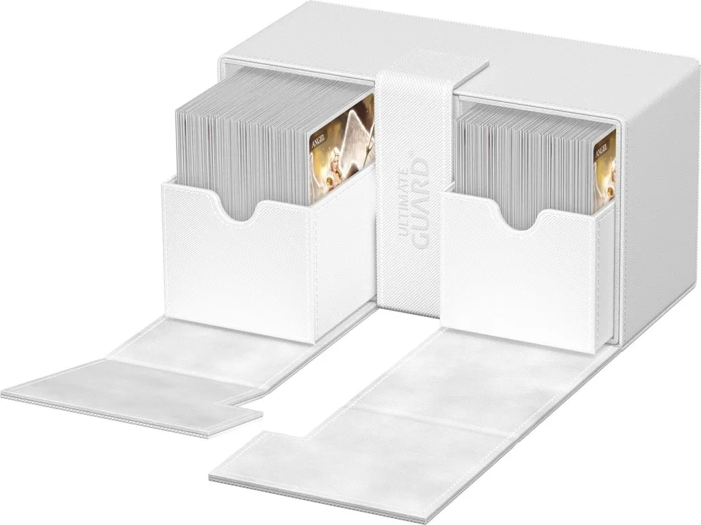 Ultimate Guard Twin Flip'n'Tray 200+ Xenoskin Blanc - Double Deck Box - 9