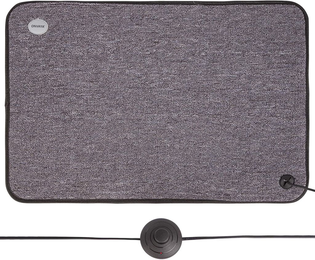 40 x 98 cm rutschfest oneConcept Magic Carpet DLX Heizmatte Heizteppich Leistung: 180 Watt 4 Temperaturstufen anthrazit LCD-Display Timer-Funktion