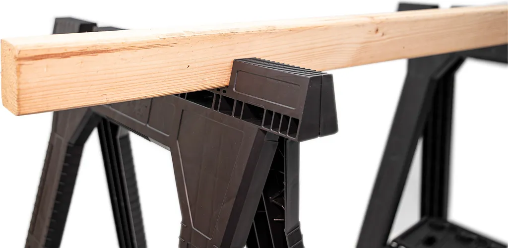Tréteaux de chantier multifonctions QBRICK pour établi et support de sciage