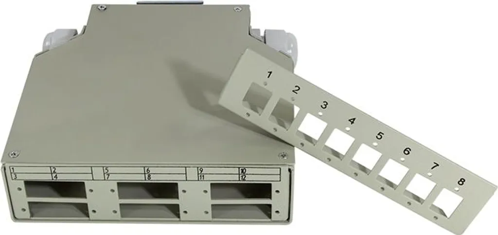 Soluzione Giunzione Fibra Ottica LogiLink Guida DIN - Standard Industriale