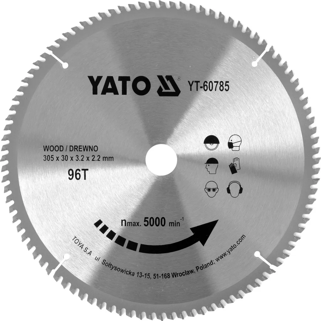 Lame de scie 305 mm 96 dents : stop aux éclats sur vos coupes de bois